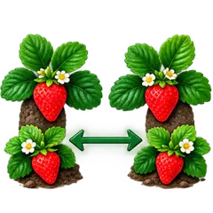 Расчёт количества кустов клубники на сотку