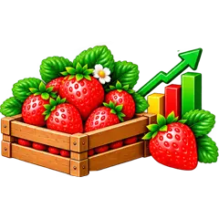 Расчёт урожая клубники