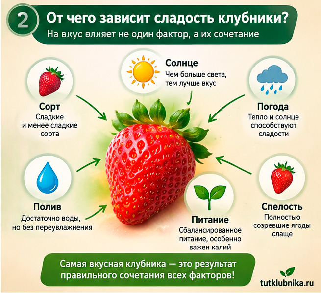 Факторы влияющие на сладость