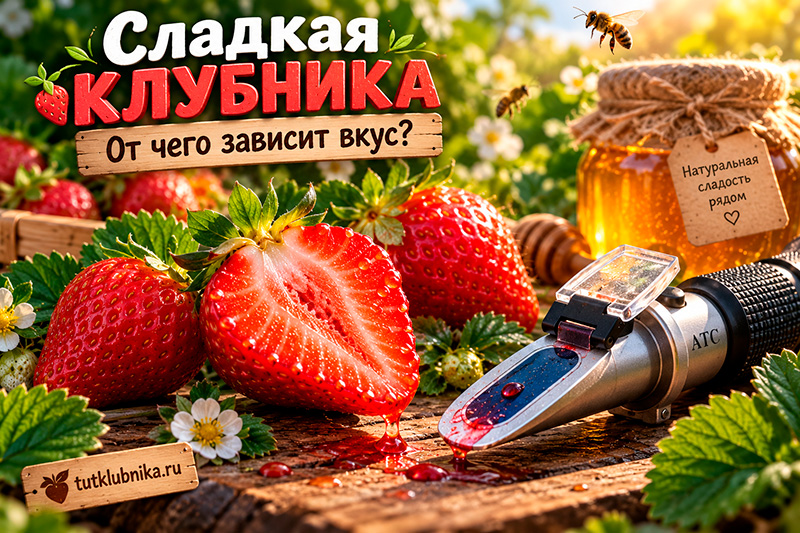 Сладость клубники: от чего зависит вкус